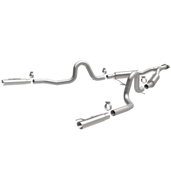 MagnaFlow Exhaust Products - MagnaFlow Exhaust Products Street Series Stainless Cat-Back System 15717 - Image 1