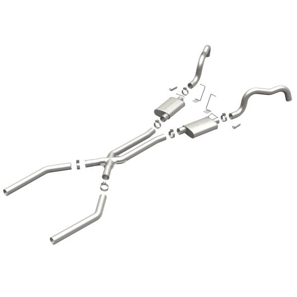 MagnaFlow Exhaust Products - MagnaFlow Exhaust Products Street Series Stainless Crossmember-Back System 15899 - Image 1