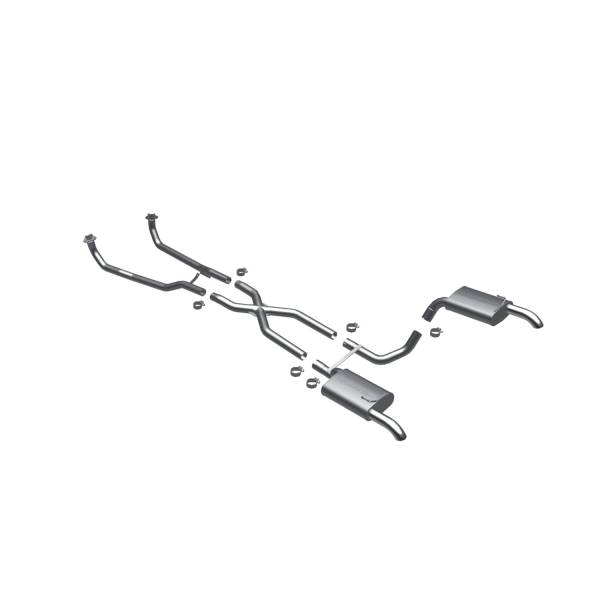 MagnaFlow Exhaust Products - MagnaFlow Exhaust Products Street Series Stainless Crossmember-Back System 16842 - Image 1