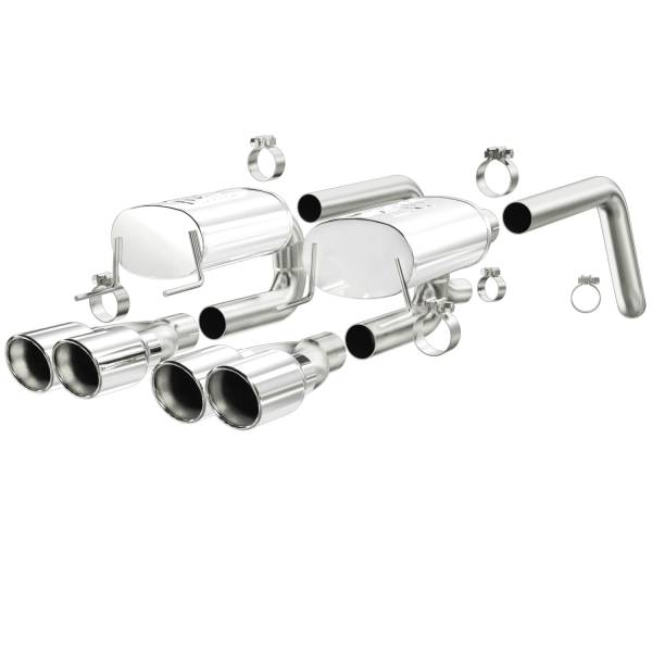 MagnaFlow Exhaust Products - MagnaFlow Exhaust Products Street Series Stainless Axle-Back System 15886 - Image 1