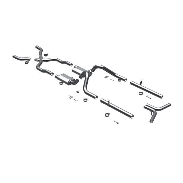 MagnaFlow Exhaust Products - MagnaFlow Exhaust Products Street Series Stainless Crossmember-Back System 16596 - Image 1