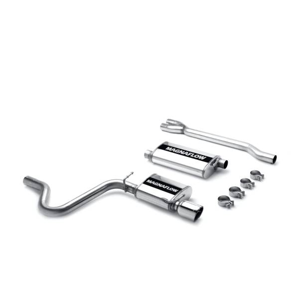 MagnaFlow Exhaust Products - MagnaFlow Exhaust Products Street Series Stainless Cat-Back System 16635 - Image 1