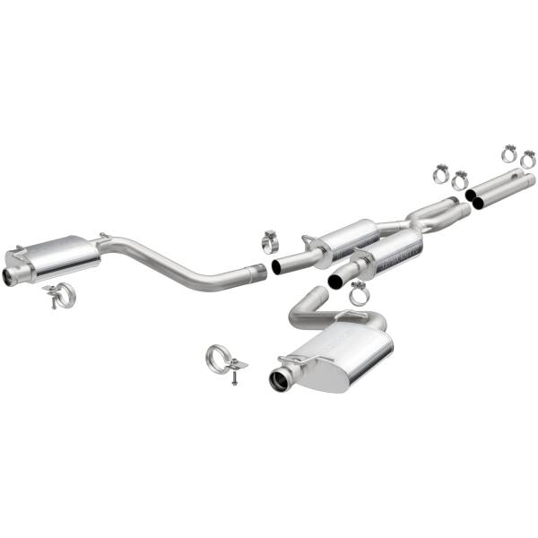 MagnaFlow Exhaust Products - MagnaFlow Exhaust Products Street Series Stainless Cat-Back System 16514 - Image 1