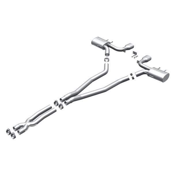 MagnaFlow Exhaust Products - MagnaFlow Exhaust Products Street Series Stainless Cat-Back System 15496 - Image 1