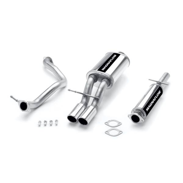 MagnaFlow Exhaust Products - MagnaFlow Exhaust Products Touring Series Stainless Cat-Back System 15648 - Image 1