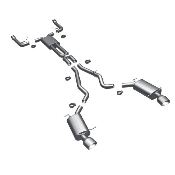 MagnaFlow Exhaust Products - MagnaFlow Exhaust Products Touring Series Stainless Cat-Back System 16560 - Image 1