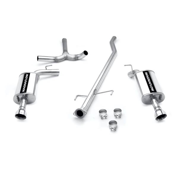 MagnaFlow Exhaust Products - MagnaFlow Exhaust Products Street Series Stainless Cat-Back System 16609 - Image 1