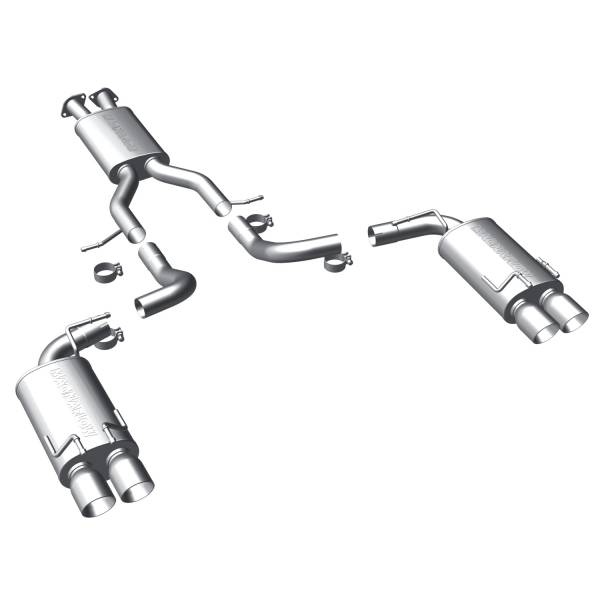 MagnaFlow Exhaust Products - MagnaFlow Exhaust Products Street Series Stainless Cat-Back System 16766 - Image 1
