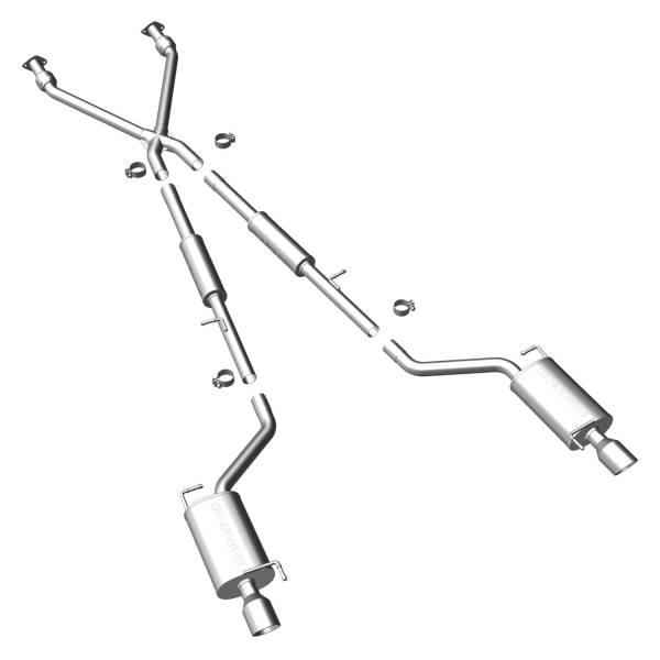 MagnaFlow Exhaust Products - MagnaFlow Exhaust Products Street Series Stainless Cat-Back System 16862 - Image 1