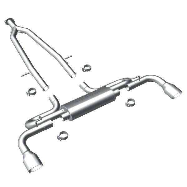 MagnaFlow Exhaust Products - MagnaFlow Exhaust Products Street Series Stainless Cat-Back System 16917 - Image 1