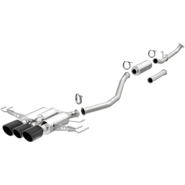 MagnaFlow Exhaust Products - MagnaFlow Exhaust Products xMOD Series Carbon Fiber Tips Cat-Back System 19383 - Image 1