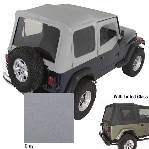 Rugged Ridge - Rugged Ridge XHD Soft Top, Charcoal, Tinted Windows; 88-95 Jeep Wrangler YJ 13722.09 - Image 1