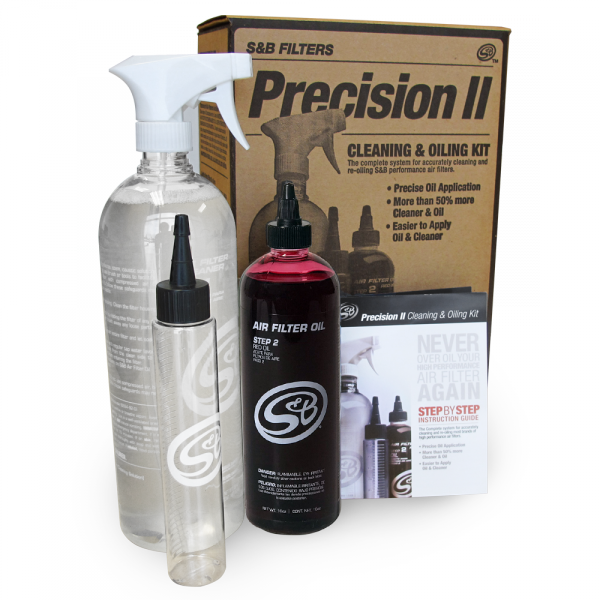 S&B - S&B Cleaning Kit For Precision II Cleaning and Oil Kit Red Oil Oiled - 88-0008 - Image 1