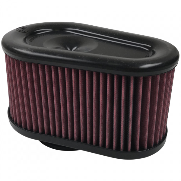 S&B - S&B Air Filter For Intake Kits 75-5086,75-5088,75-5089 Oiled Cotton Cleanable Red - KF-1064 - Image 1