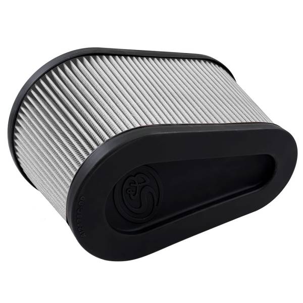 S&B - S&B Air Filter For Intake Kits 75-5136 / 75-5136D Dry Extendable White - KF-1076D - Image 1