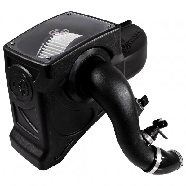 S&B - S&B Cold Air Intake For 16-19 Chevrolet Colorado GMC Canyon 2.8L Duramax Dry Dry Extendable White - 75-5086D - Image 1