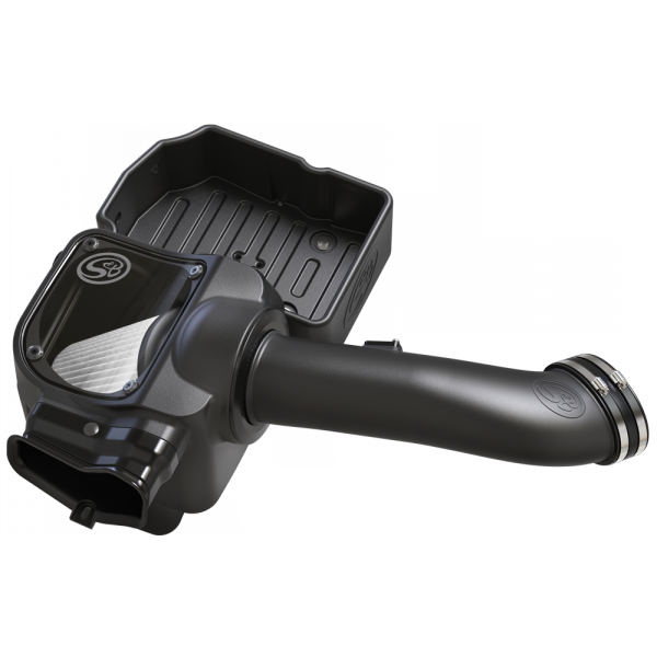 S&B - Cold Air Intake For 17-19 Ford F250 F350 V8-6.7L Powerstroke Dry Extendable White S&B - Image 1
