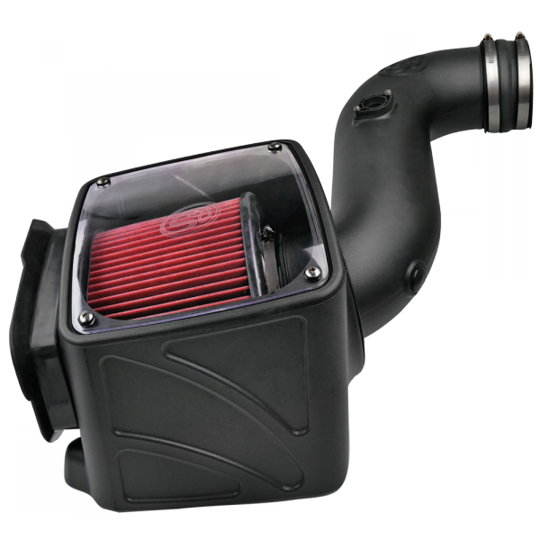 S&B - S&B Cold Air Intake For 06-07 Chevrolet Silverado GMC Sierra V8-6.6L LLY-LBZ Duramax Cotton Cleanable Red - 75-5080 - Image 1