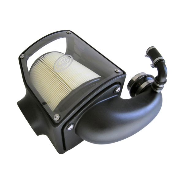 S&B - S&B Cold Air Intake For 92-00 GMC K-Series V8-6.5L Duramax Dry Dry Extendable White - 75-5045D - Image 1