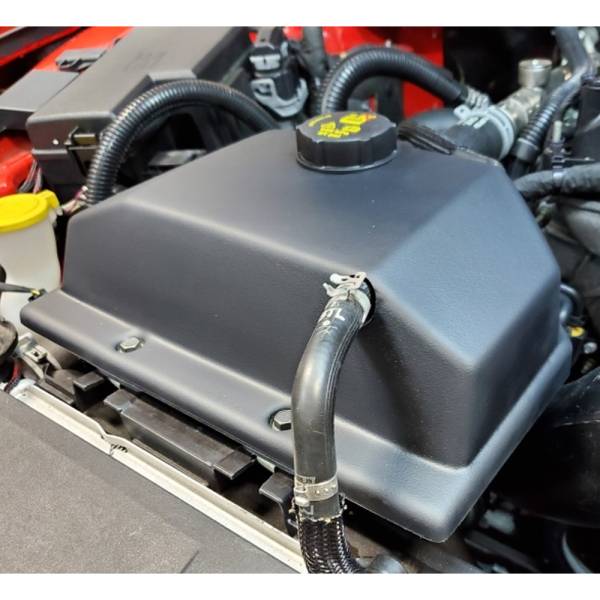 S&B - S&B JLT Coolant Tank Cover Textured Black 2015-2021 Mustang-ALL - JLTCTC-FM15 - Image 1