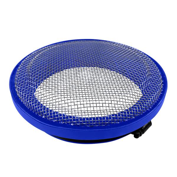 S&B - S&B Turbo Screen 4.0 Inch Blue Stainless Steel Mesh W/Stainless Steel Clamp - 77-3009 - Image 1