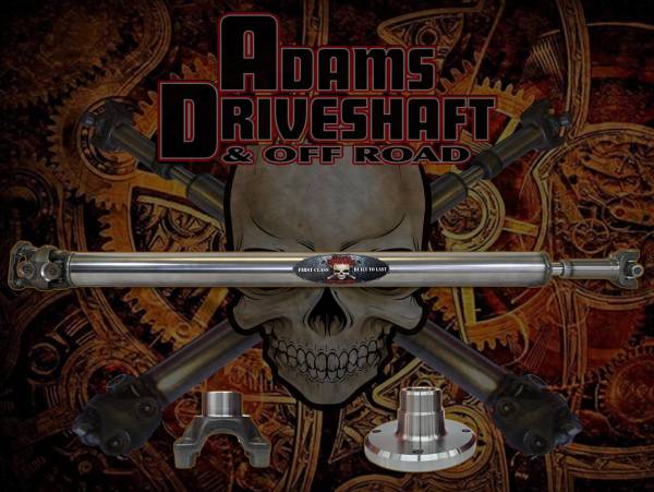 Adams Driveshaft - Adams Driveshaft JT Gladiator Sport Rear 1 Piece 1350 CV Driveshaft Extreme Duty Series - ASDJT-1350R-S-1PC-SP - Image 1