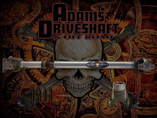 Adams Driveshaft - Adams Driveshaft JT Gladiator Overland Front 1310 CV Driveshaft With OEM Flange Style Extreme Duty Series - ASDJT-1310F-S-OEM-OVR - Image 1