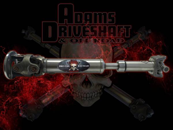 Adams Driveshaft - Adams Driveshaft LJ Rubicon Rear 1310 CV Driveshaft With 1330 Rear Pinion Extreme Duty Series - ASDLJ-1310CVR-SRUB - Image 1