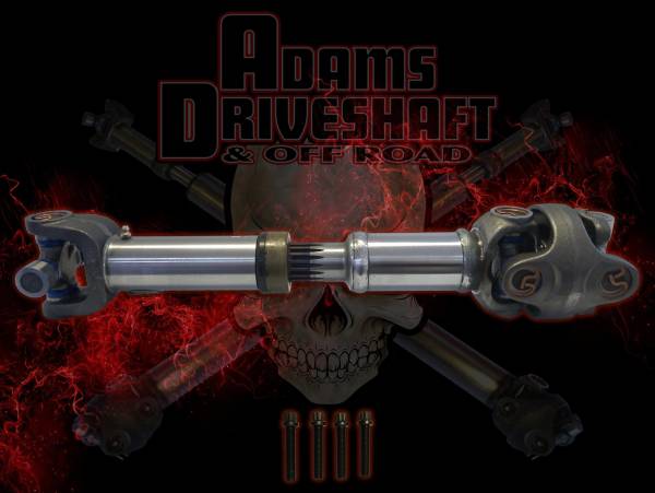 Adams Driveshaft - Adams Driveshaft TJ Rear Non Rubicon 1310 CV Driveshaft Heavy Duty Series - ASDTJ-1310CVR-G - Image 1