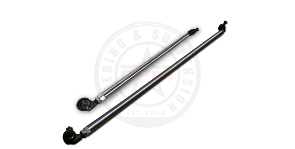 RPM Steering - RPM Steering TJ to JK Axle conversion 1 Ton Aluminum Tie Rod and Drag Link Stock Location Under Knuckle Standard Stabilizer Clamp - RPM-1015SC - Image 1