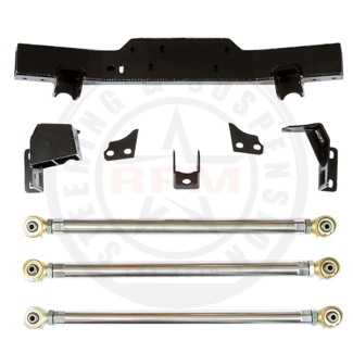 RPM Steering - RPM Steering JK 2 Door Stretch Bolt In 3 Link Front & Double Triangulated 4 Link Rear Long Arm Upgrade Truss 3.75 12 No link Upgrade - RPM-3033TF1T - Image 1
