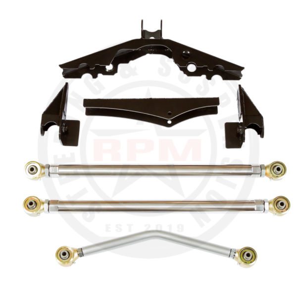RPM Steering - RPM Steering Jeep Wrangler JK/JKU High Clearance 3 Link Rear Long Arm Upgrade 1 Ton Axle 2.25 Upgrade - RPM-3026TL1 - Image 1