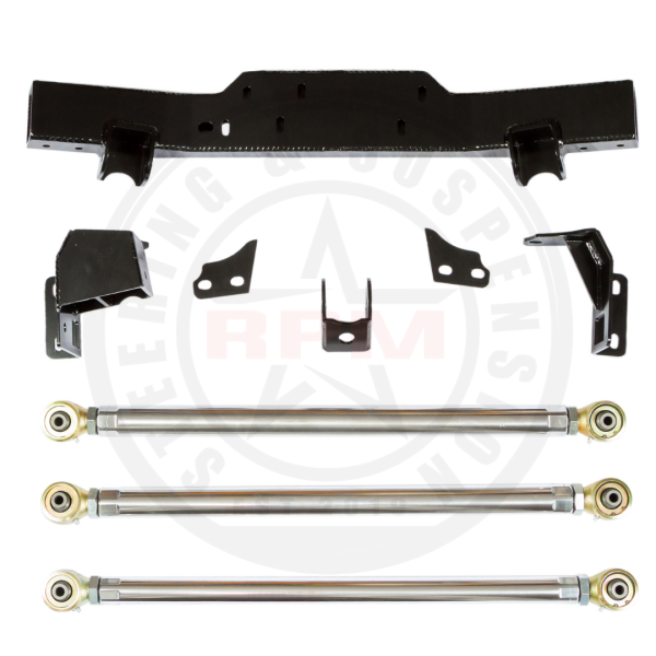RPM Steering - RPM Steering JKU 4 Door Bolt In 3 Link Front Long Arm Upgrade Truss 2.25 Upgrade No front stretch - RPM-3025TL1 - Image 1