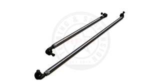 RPM Steering - RPM Steering 07 18 Wrangler JK 1 Ton Aluminum Tie Rod and Drag Link Steering Flip Kit Double Shear Hydro Assist Clamp - RPM-1001DS - Image 1