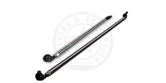 RPM Steering - RPM Steering Jeep Wrangler JK 1 Ton Aluminum Tie Rod and Drag Link Stock Location Under Knuckle Standard Stabilizer Clamp for Falcon - RPM-1002FAL - Image 1