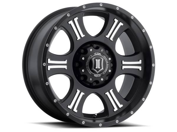 ICON Alloys - ICON ALLOYS SHIELD SAT BLK MACH - 20 X 9 / 5 X 150 / 16MM / 5.625" BS - 1020905556MB - Image 1