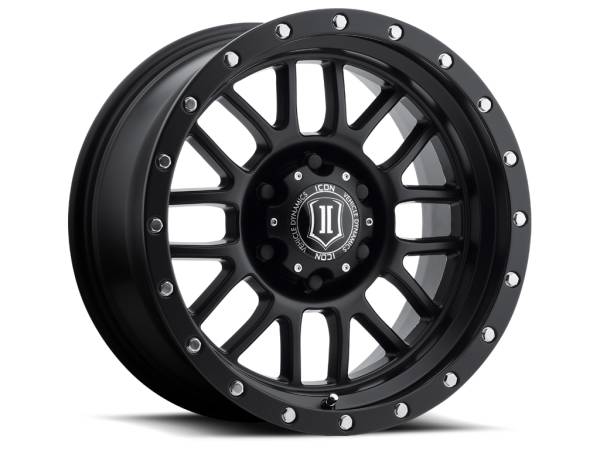 ICON Alloys - ICON ALLOYS ALPHA SAT BLK - 17 X 8.5 / 5 X 5 / 0MM / 4.75" BS - 1217857347SB - Image 1