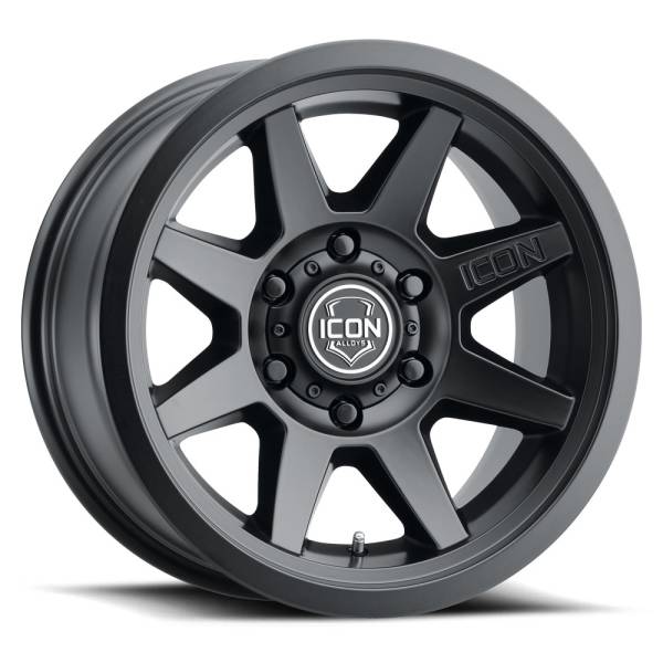 ICON Alloys - ICON ALLOYS REBOUND SLX SAT BLK - 17 X 8.5 / 6 X 135 / 6MM / 5" BS - 1917856350SB - Image 1