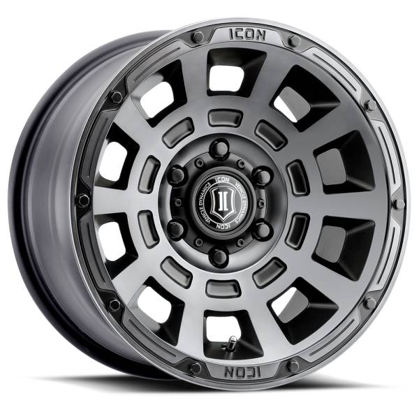 ICON Alloys - ICON ALLOYS THRUST SMK SAT BLK -17 X 8.5 / 5 X 150 / 25 MM / 5.75" BS - 2817855557SSBT - Image 1