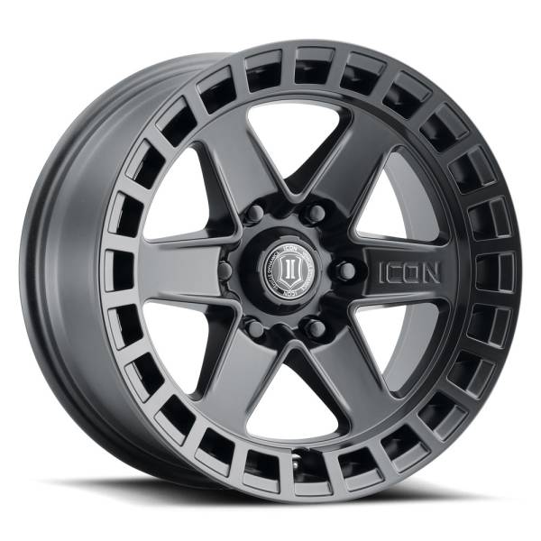 ICON Alloys - ICON ALLOYS RAIDER SAT BLK - 17 X 8.5 / 6 X 135 / 6 MM / 5" BS - 3417856350SB - Image 1