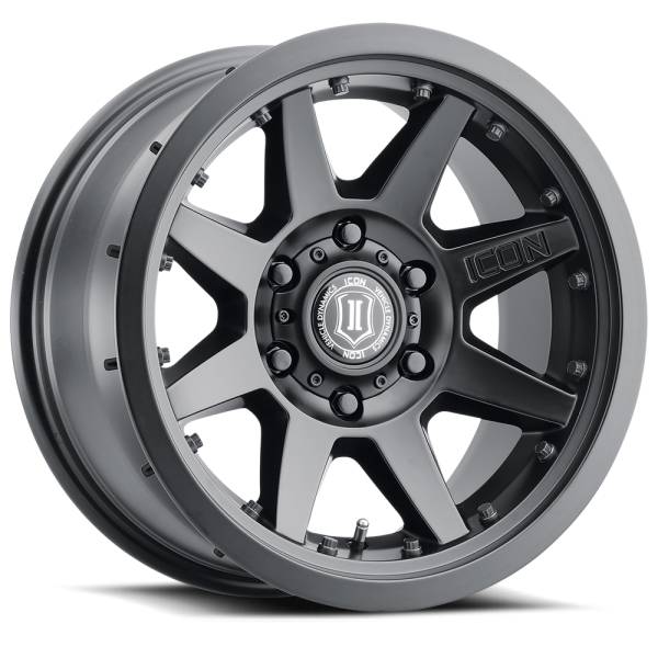 ICON Alloys - ICON ALLOYS REBOUND PRO SAT BLK - 17 X 8.5 / 5X150 / 25MM / 5.75" BS - 21817855557SB - Image 1