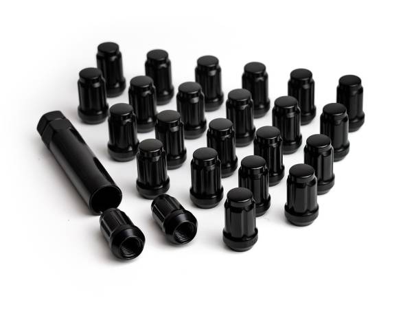 ICON Alloys - ICON ALLOYS LUG NUT KIT BLACK - 12 X 1.5 / 24 COUNT W/ KEY - 89121524B - Image 1