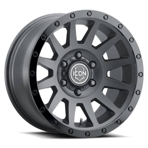 ICON Alloys - ICON ALLOYS COMPRESSION DBL BLK - 17 X 8.5 / 6 X 135 / 6MM / 5" BS - 2017856350DB - Image 1