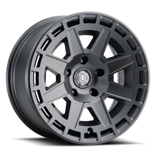 ICON Alloys - ICON ALLOYS COMPASS SAT BLK - 17 X 8.5 / 6X5.5 / 0MM / 4.75" BS - 3217858347SB - Image 1