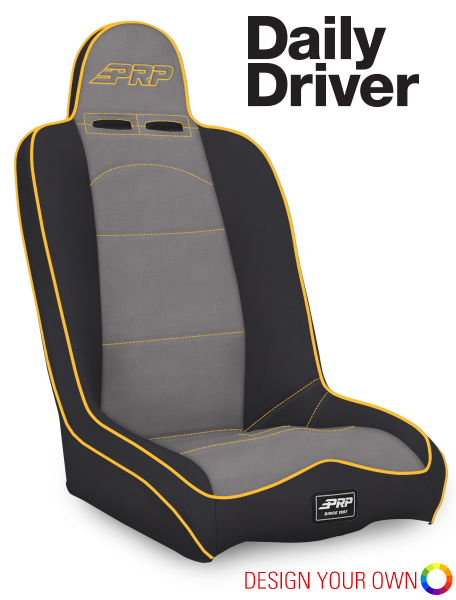 PRP Seats - PRP Daily Driver High Back Extra Wide Suspension Seat - A140210 - Image 1