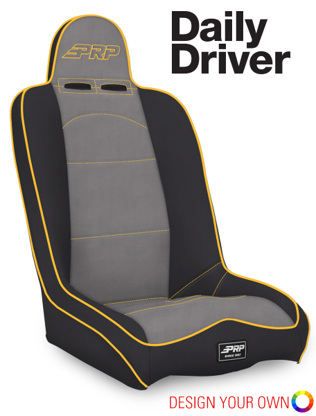 PRP Seats - PRP Daily Driver High Back 4In. Extra Tall Suspension Seat - A140310 - Image 1