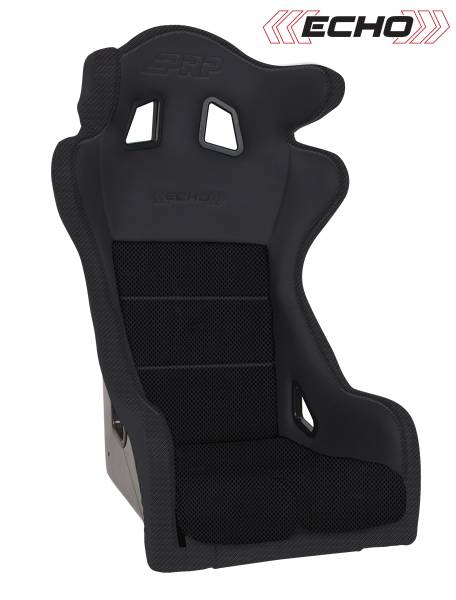 PRP Seats - PRP Echo Composite Seat- Black (PRP Black Outline/Delta Black- Black Stitching) - A38-201 - Image 1