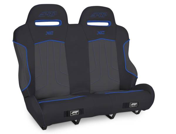 PRP Seats - PRP Polaris RZR XC Suspension Bench- Blue Trim - A79-V - Image 1