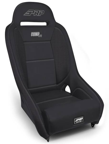 PRP Seats - PRP Comp Elite Suspension Seat - Black Vinyl - Black - A8301-201 - Image 1