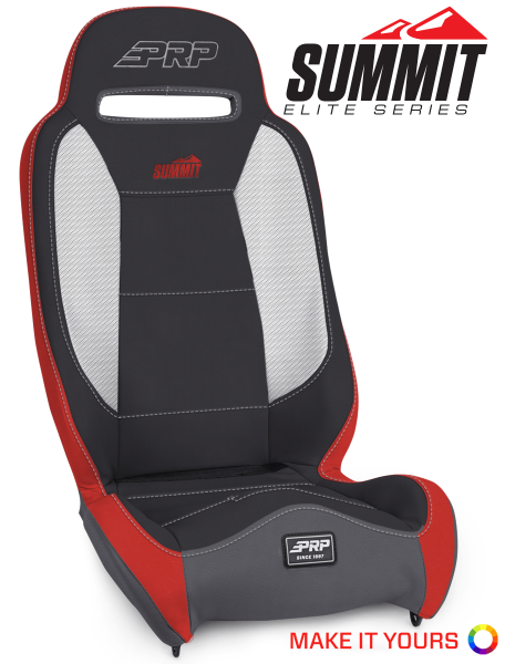 PRP Seats - PRP Summit Elite 4In. Extra Tall / Extra Wide Suspension Seat - A9305 - Image 1